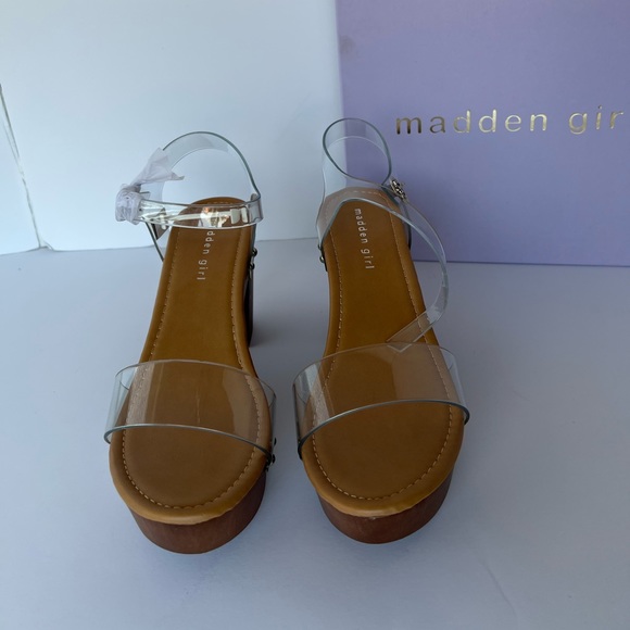 Shoes Madden Girl Lifft Clear Platform Sandal Poshmark